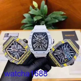 Designer RM Relógio de pulso RM1201 Pesquisa de pulseira de luxo de alta qualidade Série ativa Tourbillon Série masculina RM12-01 Holcou totalmente automático novo designer Master Watch Watch
