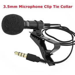 Микрофоны 3,5 мм Lavalier Microphone Vocal Stand Tie Tie для конференции мобильного телефона речи аудио видео оцветный лацвет