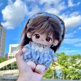 Dolls 20cm Cute Cotton Plush Toy Baby Clothing Idol Celebrity Doll Fill Custom Pattern Toy Replaceable Clothing Doll Series S2452307