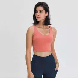 Yoga Bras feminino de alta qualidade designer de roupas íntimas lixas duplas de lixamento apertado Tanque de tanques sexy de coletes de coletes de roupas de roupas íntimas ff75f