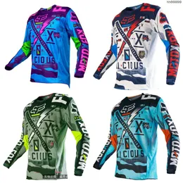 Camisetas masculinas camisetas ao ar livre de bicicleta de montanha de mangas compridas Redução de velocidade do traje de motocicleta Reduction Speed Speed Supen Super Breathable Secation Rick Cycling Top 50HT