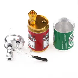 Metal Aluminum Cans Coke Bottle Shape Aluminum Alloy Water Pipes Diameter 5CM Height 10CM Smoke Tobacco Pipe Holder Accessories Tools