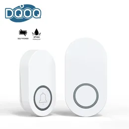 Wireless Outdoor -Türklingel intelligent Smart Home Selfopered 60 Klingeltöne Laut Laut