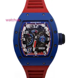 RM Risk de alta qualidade Relógios masculinos Designer Mechanical Watch Luxury RM030 Blue Ceramic Mens Assista Automático Swiss Swiss Famous Watch