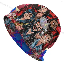 Berets The Boyys Bonnet Homme Outdoor Tend Skullies Beanies Gorillaz Virtual Band Caps для мужчин.