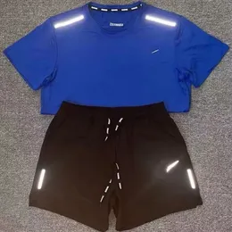メンズトラックスーツ技術セットデザイナートラックスーツシャツショーツ2ピース夏の女性フィットネススーツプリントクイック乾燥通気性スポーツウェアバスケットボールTシャツジョガー