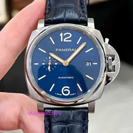 Fashion Luxury Penarrei Watch Designer 42mm Lumino Dur Titanium MENS MECCANICA MENS ORGHIO PAM00927