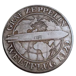 DE47-50 Rzadkie Niemcy 1930 5 Rzemiosło Rządu srebrne kopię monety mosiężne ozdoby domowe akcesoria dekoracji domowej