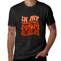 Herren-Tanktops in meiner Basketball Mom Era T-Shirt Bluse Sommerkleidung Grafiken Schwarze T-Shirts für Männer