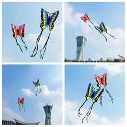 kite accessories تسليم مجاني فراشة مجموعة الأطفال في الهواء الطلق لعبة لعبة دمعة نايلون Koi Car Butterfly مجموعة رحلة النسر نمط T240521
