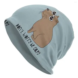 Berets sind Capy Awesome Capybara Tier Ästhetik warmes Hip-Hop Street Punk Gothic Hats Streetwear Streetwear