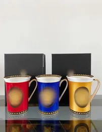 Taglie di segnaletica dipinte classiche di lusso tazza di caffè tazza da tè di alta qualità in porcellana con imballaggi da regalo per amico di famiglia House8325110