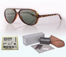 Новое прибытие дизайнер бренд классические солнцезащитные очки мужчины женщины -планка рама металлические шарнирные линзы ретро -очки с чехлами и лейблом 9650491