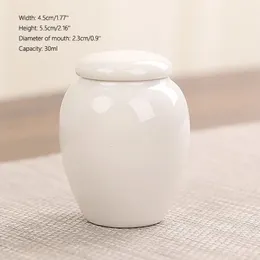 Keramik versiegelte Haustier Urne Flasche leerer Box Behälter Urnen für Hundeasche Mini Multicolor klein 45 ml 240522