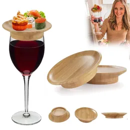 Tumblers Wine Glass Charcuterie Board Decoration Red Wooden Mate Mouse Bithing Supplies