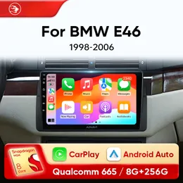 Car Dvd Radio Wireless CarPlay Android Auto for BMW E46 M3 318/320/325/330/335 4G Multimedia Player GPS 2 Din Autoradio