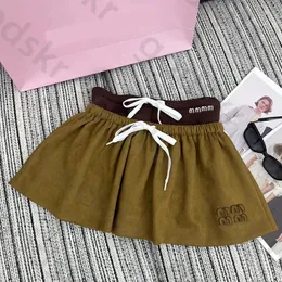 Mini saias do vintage shorts mulheres sexy calças de traje de moda designer de moda Salia de renda elástica de renda mini saia de shorts de 2 peças