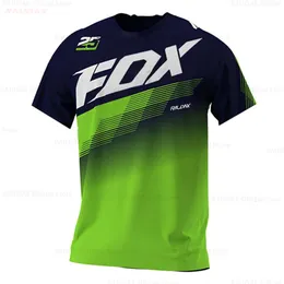 Herr t-shirts Motocross 2024 Multicolor Cool Cycling Jersey Off Road Dirt Bike Riding Mtb DH Mens Racing Short Sleeve Shirt DHBX