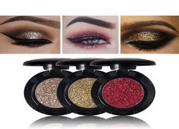 Miss Rose Single Glitter Lidschatten professionell Gold Liddelpulver Mode funkelnde Augen Make -up Palette 24 Farboptionen 18G6639664