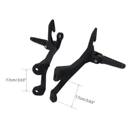 Motorrad-Passagierfuß-Peg-Halterung Footrest Fit für Kawasaki 35063-1409 35063-1410 Ninja 400 EX400 2018-2023 Z400 2019-2023