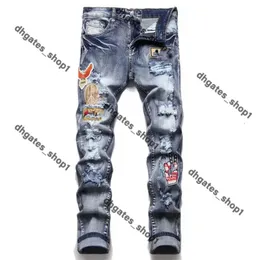Mens Amiriri Jeans Designer Jeans Jeans for Men European Jean Hombre Pants Bansers Riker Sterbroidery for Trend Cotton Fashion Jeans Men Cargo Pants Black 711