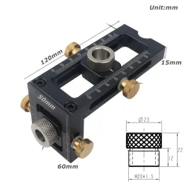 2 su 1 strumenti di lavorazione del legno perforatore Localatore di battuta per punzonatrice Croce obliqua a testa piatta vite per punzonatrice per punzonatura mobile per mobile per punzone un localizzatore fai -da -te