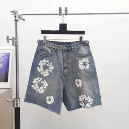 Men's Shorts Najwyższa jakość Summer Men High Street Hip Hop Vintage Vintage Denim