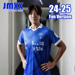 JMXX 24-25 Suwon SS Bluewings Formalar Evde GK Kaleci J Ligi Japonya Mens Man Futbol Özelleştirilmiş Üniformalar Tişört Tshirt 2024 2025 Fan Versiyonu