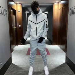 Tracksuits Sports Suit Mens Hoodie Fashion Casual Sports Zipper Jacket Trousers Suitpant Sets Men in Mens Sets 240516