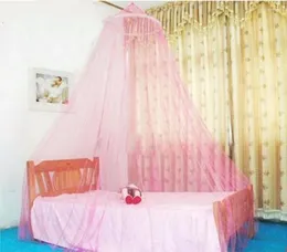 Mosquito Net 1 Pc 2024 Super Deal Elegant Round Lace Insect Bed Canopy Netting Curtain Dome Polyester Bedding Home Furniture
