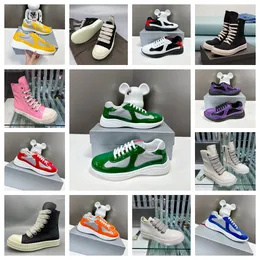 designer shoes casual men women boots high quality letter printing thick heels matte shiny leather classic style boot white black boat fit sneakers hot selling items