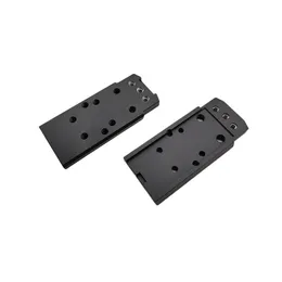 Tactical CNC Metal P320 M17 M18 Rear Sight Mount Plate Base Fit For SIG RMR SRO Universal Red Dot Sight Accessories