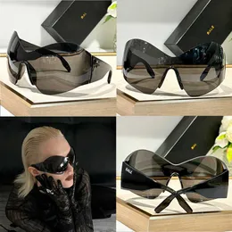 24SS Designer Mask Butterfly Sunglasses BB0180S Women Excluder Mask Classes Black Nylon Frame Logo 100 ٪ UV400 Bollized Lens Lady Holiday Beach Sunglasses