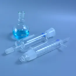 150 ml/250 ml/500 ml labbglas Soxhlet Extractor Condenser and Extractor Body med spiral labbglasvaror