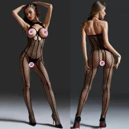 Sexy Dessous 18 Typen sexy Körperstrümpfe Frauen offener Schritt erotische Dessous -Netzstrumpfhosen BodySuit Teddies Porno Unterwäsche Kostüm