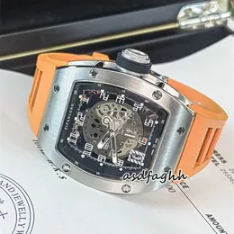 Designer Wactch RM010 Automatico orologio meccanico da uomo Orologio a forma di orologio sport Leisure Multifunzionale Cavo a cavo grande orologio impermeabile luminoso