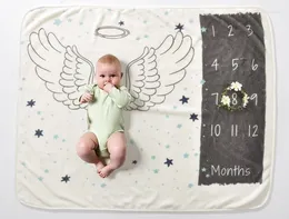 Cobertores 30pcs/lote 10 estilos Baby Milestone Blanket