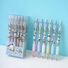 12 pezzi/lotto Cartoon Dog Gel Pen Penna da 0,5 mm Penni di compleanno per il regalo di compleanno di compleanno per studente Fun Girl Pen Writing Corean Stakersy