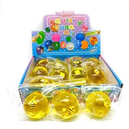 Decompressione giocattolo ape maltosio pizzico music pressione a sollievo sfera per bambini elastico rimbalzo lento giocattolo casuale colore s2452404