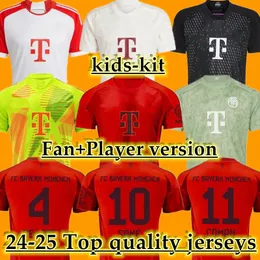 23 24 24 25 BM KANE SOCCER Jerseys Sane Football Shirt Musiala Goretzka GNABRY BAYERNS MUNACHA CAMISA DE FUTEBOL PIER FESTIVAL MEN KITS KITE