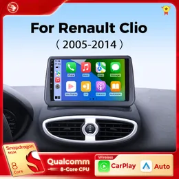 Car DVD радио для Renault Clio 3 2005-2014 Беспроводной CarPlay Android Auto 4G Multimedia Player Navigation GPS 2Din Autoradio