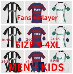 24 25 Tonali Bruno G.サッカージャージーIsak Nufc Gordon New Castle Wilson Joelinton Trippier Almiron Gordon Burn 2024 2025フットボールシャツMurphy Men Kid Kitユニフォーム