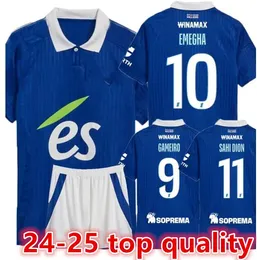 24 25 RC Strasbourg Alsace Soccer Jerseys Bellegarde Gameiro Ajorque Maillot de Foot 2024 2025 Mothiba Emegha Sahi Dion Diallo Djiku Delaine Bakwa Football Shirt66