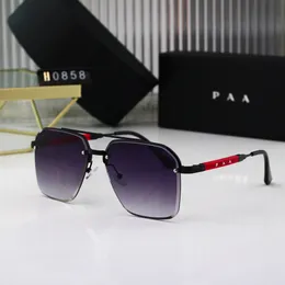 Sonnenbrille Männer randlose Designer Sonnenbrille für Männer Reisen Fotografie Trend Männer Geschenkbrillen Strand Schattierung UV -Schutz polarisierte Brille Geschenkbox Geschenkbox