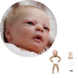 17 -дюймовый комплект Reborn Open Eyes Bebe Reborn DIY неокрашенные или раскрашенные кукол