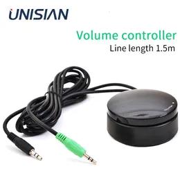 Unisian Audio Golume Controller Aux 3,5 мм контроль громкости сигнала с помощью регулировки кабеля для системы усилителей динамиков