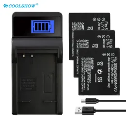 CGA-S005 S005E DB60 NP70 Batterie per Panasonic Lumix DMC-FX180, LX1, LX2, LX3 FX01 FX07 FX3 FX100 1400MAH Batteria della fotocamera CGAS005E