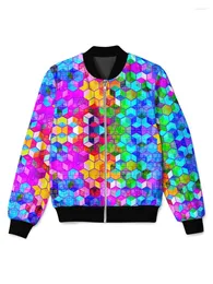 Giacche da uomo Giacca grafica per grafica con cerniera 3D con cerniera unisex unisex pazzo sciolto plus size cappotto sportivo per esterno