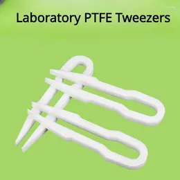 1 pcs laboratorio f4 ptfe pinze acido resistente ad alta temperatura e alcali 100mm 150mm 200mm 300mm