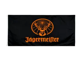 3x5fts 90x150cm Black Jagermeister Flag Factory Direct Whole Double Stitched4250684